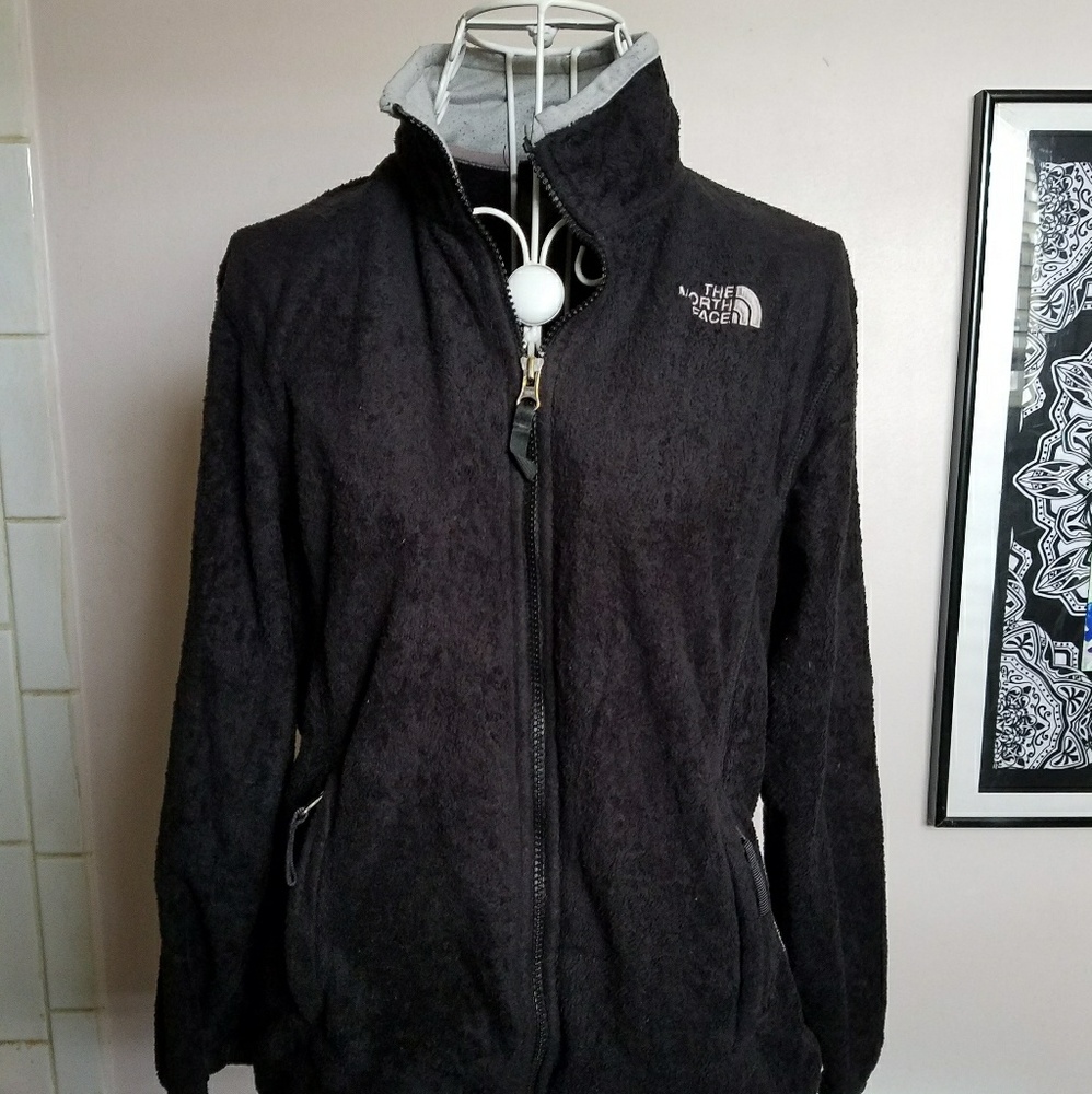 North Face fuzzy jacket